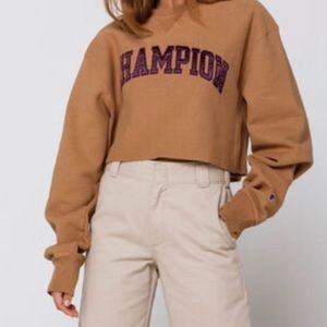 Champion Vintage reverse weave crop crewneck